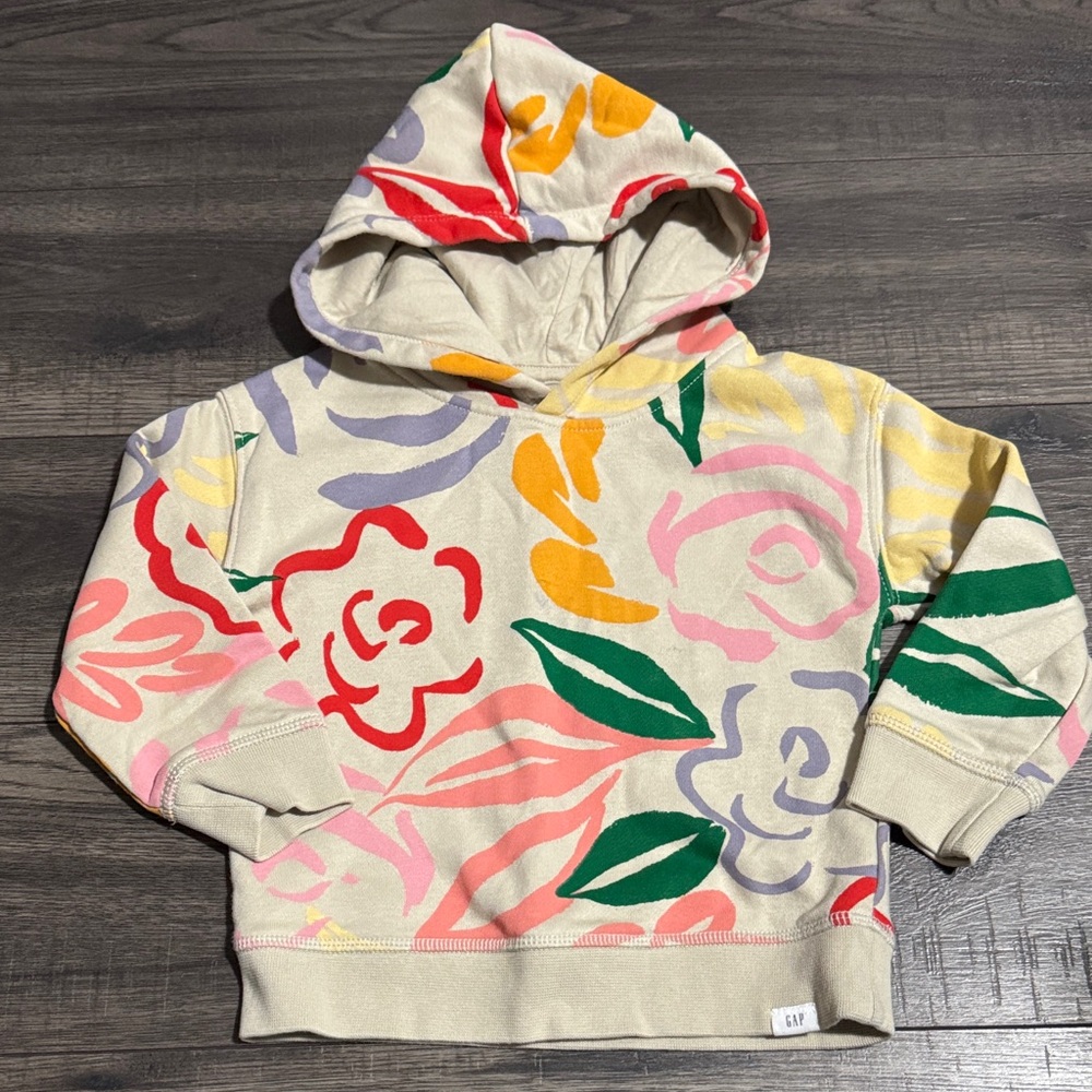 GAP Multicolor Tropical Kids Hoodie